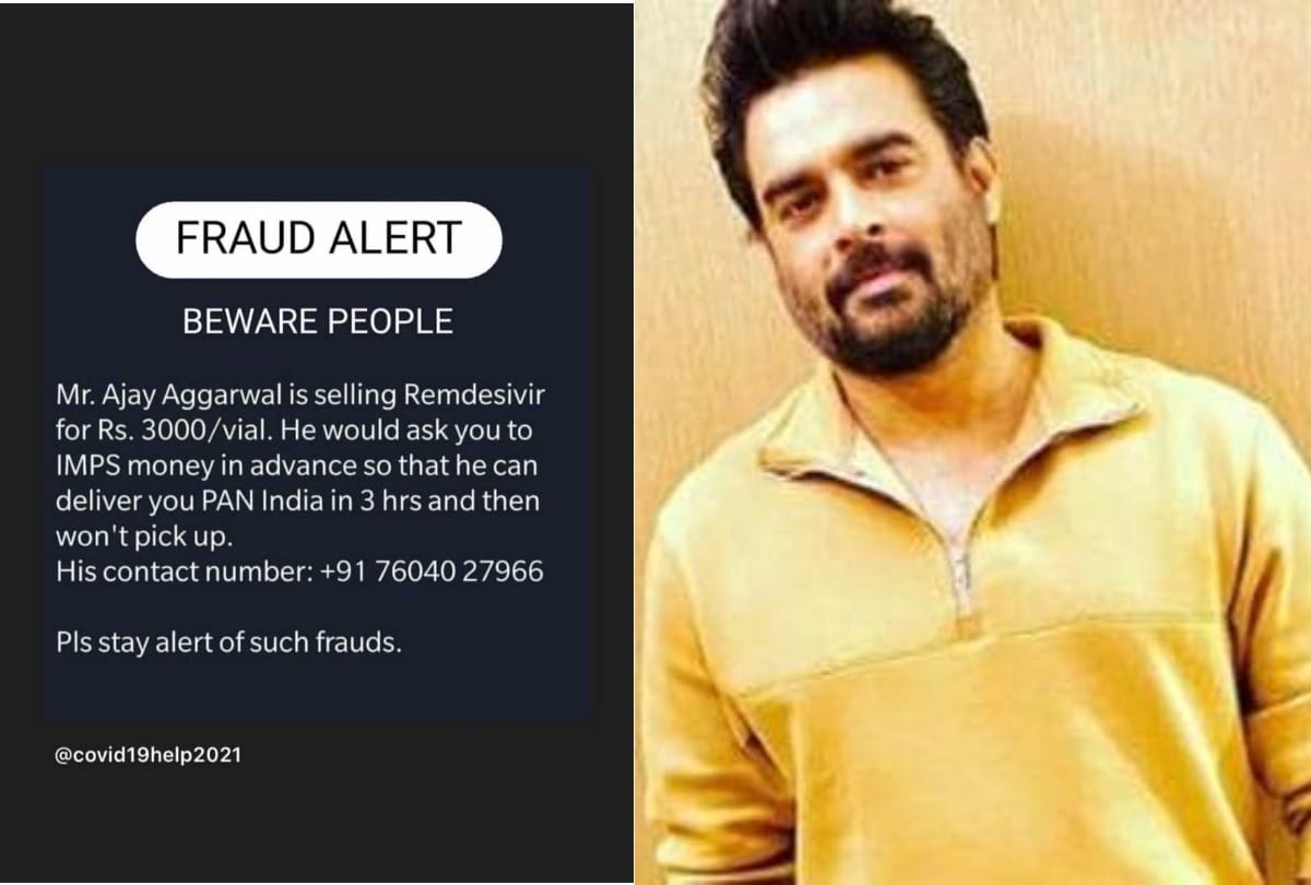 R Madhavan Warns Fans Of Covid-19 Drugs Fraud Says There Are Devils Amongst Us