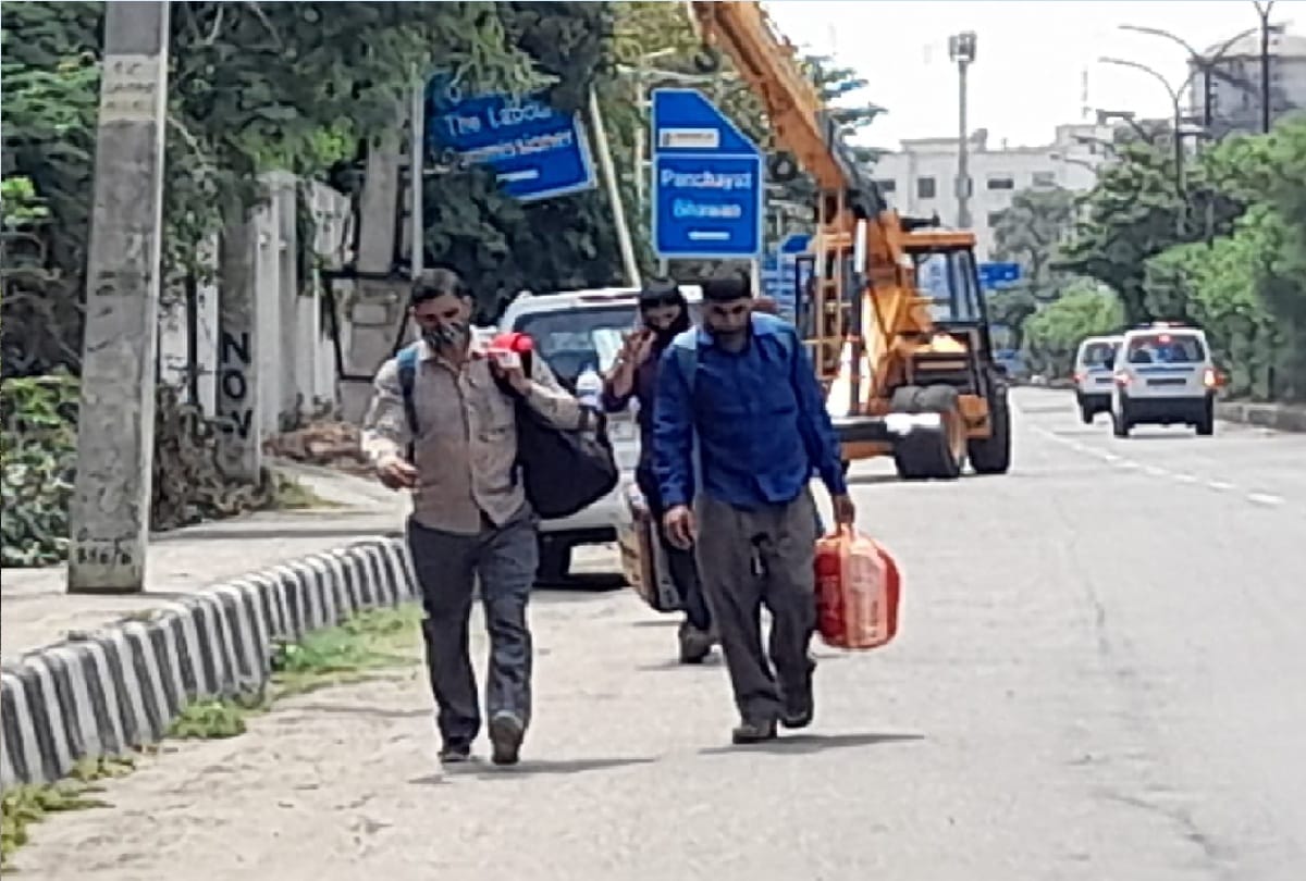coronavirus in jammu kashmir covid 19 Workers from states working in outer states have also returned