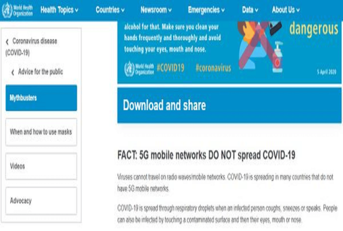 coronavirus second wave spreadin due to testing of 5g mobile network know truth of viral post