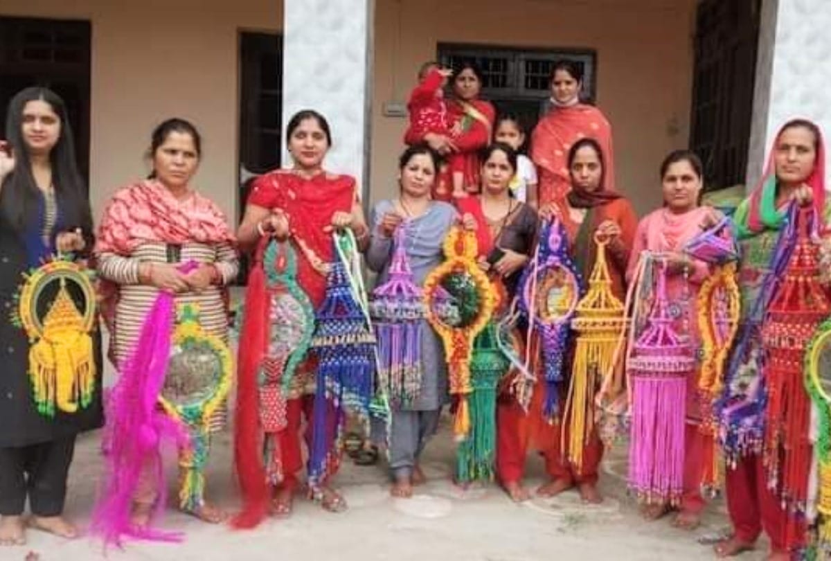jhoomer and kalire made by women in mandi himachal pradesh