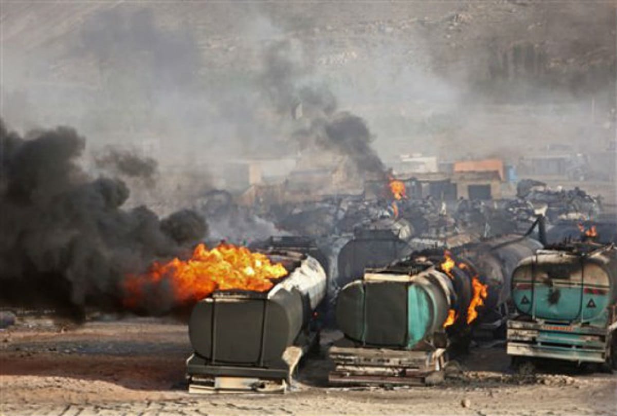 Afghanistan: Seven killed and 14 injured in fuel tankers fire in Kabul