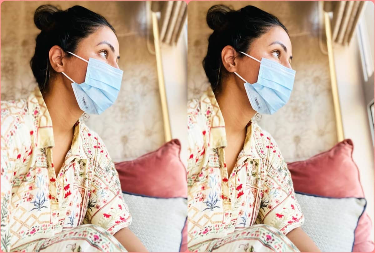 Hina Khan family tested positive for COVID-19 actress got red marks on face because of wearing mask