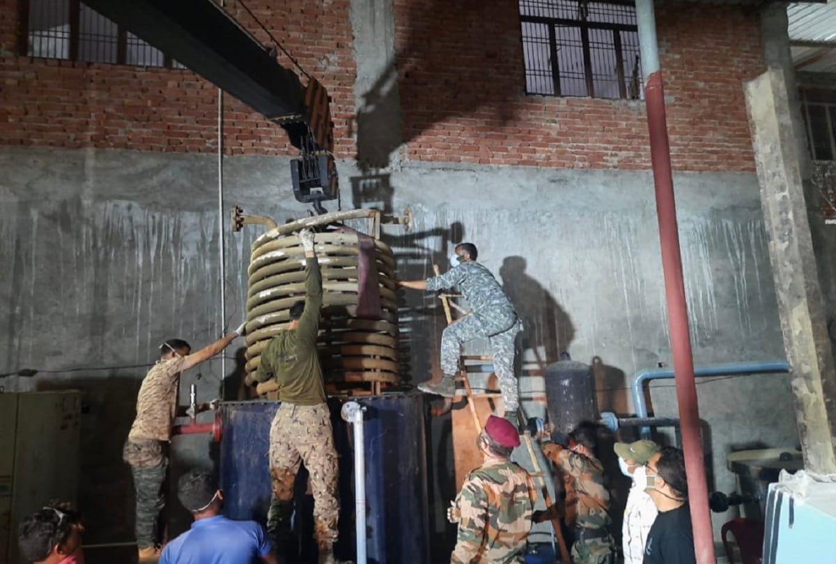 Oxygen plant closed due to fault in agra