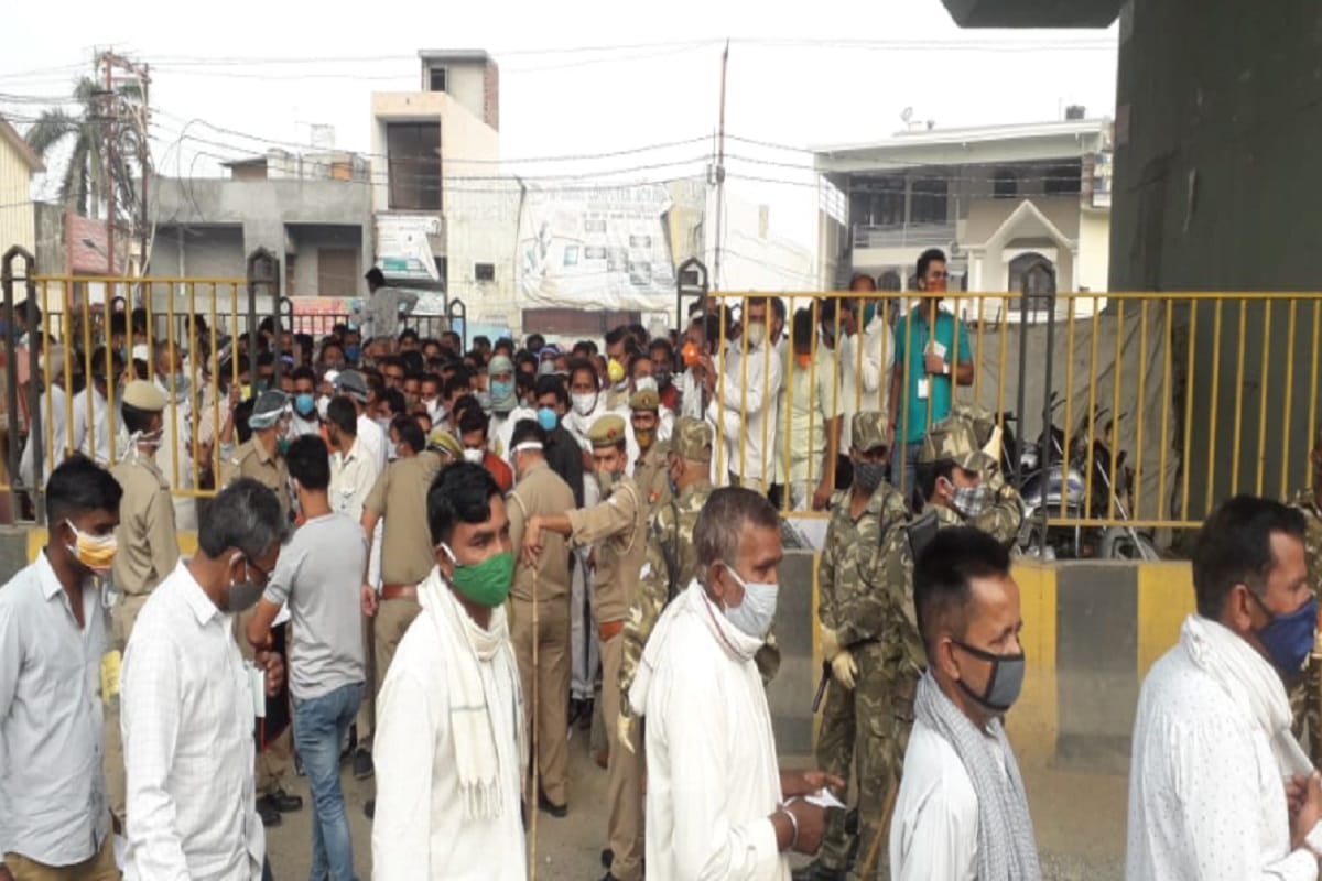 up-panchayat-chunav-result-2021 Counting starts in Saharanpur and centers social distancing is not being followed