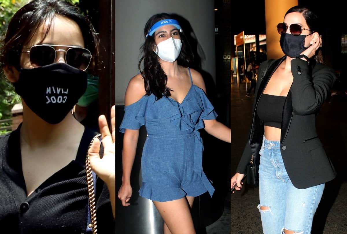 Neha sharma to Sara ali khan these celebs spotted at bandra and mumbai airport
