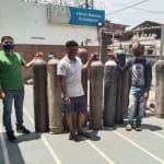 वृंदावन में मरीजों को दी गई निशुल्क ऑक्सीजन