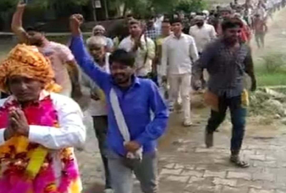 Action time against winning candidate as Procession in the joy of victory taken out in aligarh