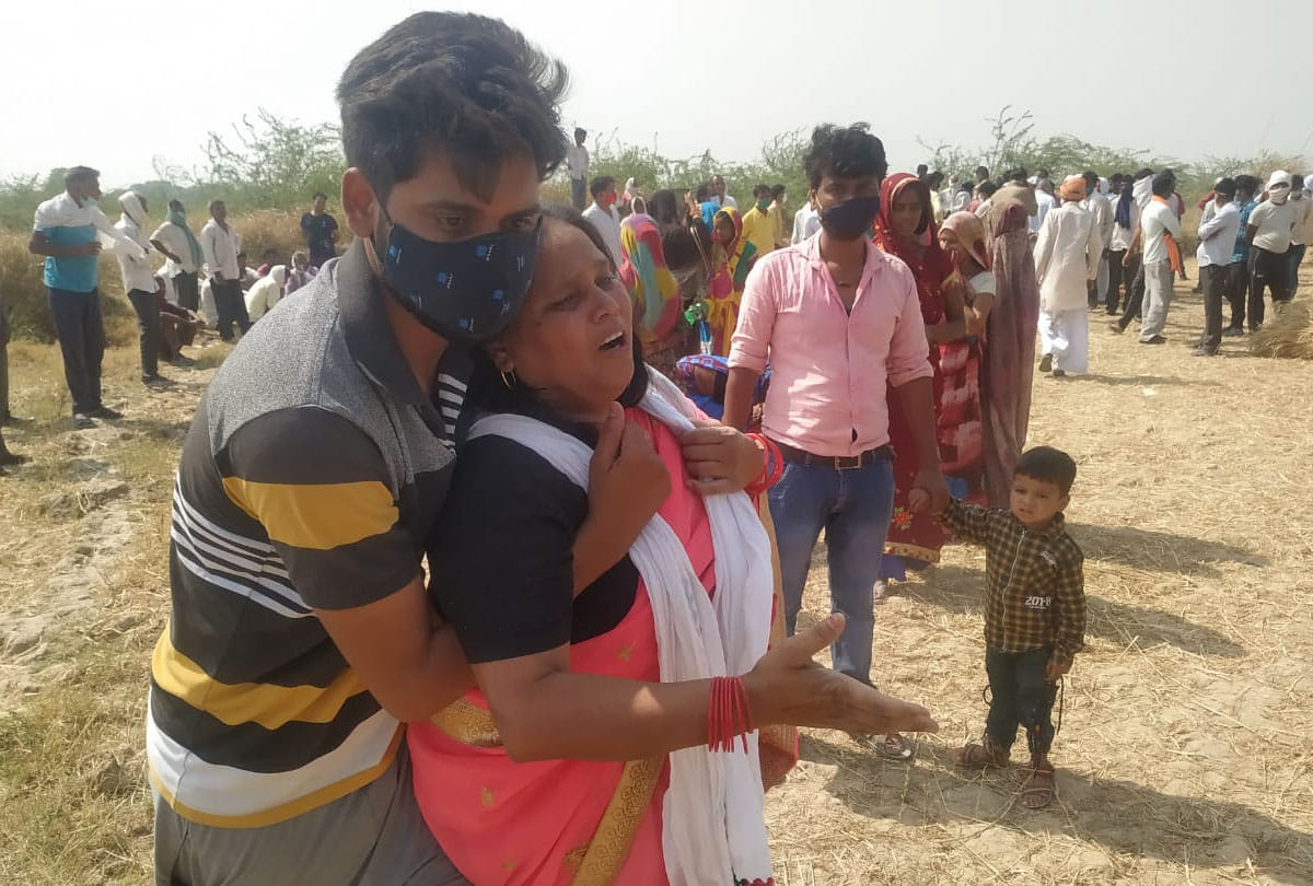 murder of a young man in auraiya up