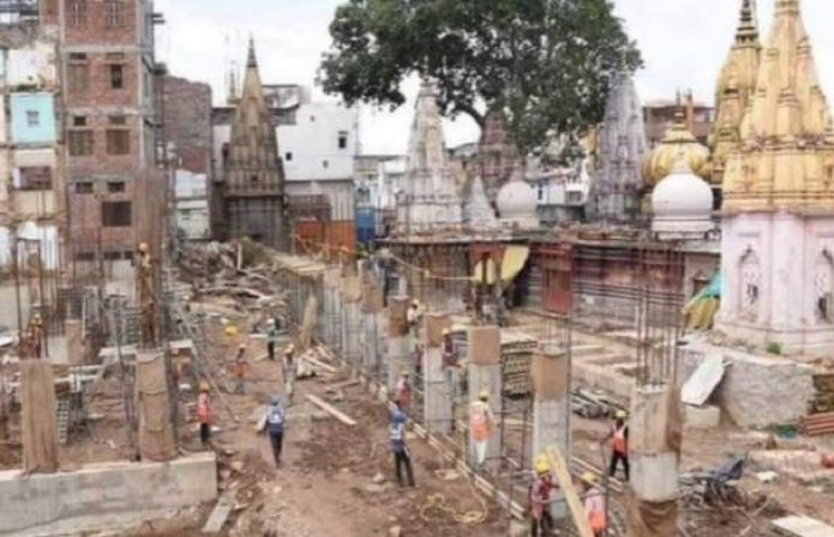 Corona kills: 50% work of Shri Kashi Vishwanath Dham, Transition period reduced the speed of work
