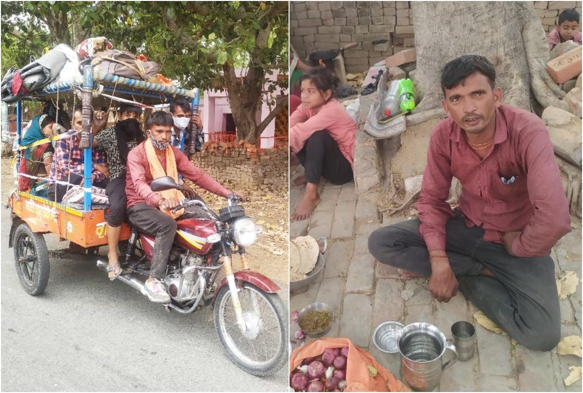 Migrant Goes To Home With Jugad Ki Bike After Corona Virus