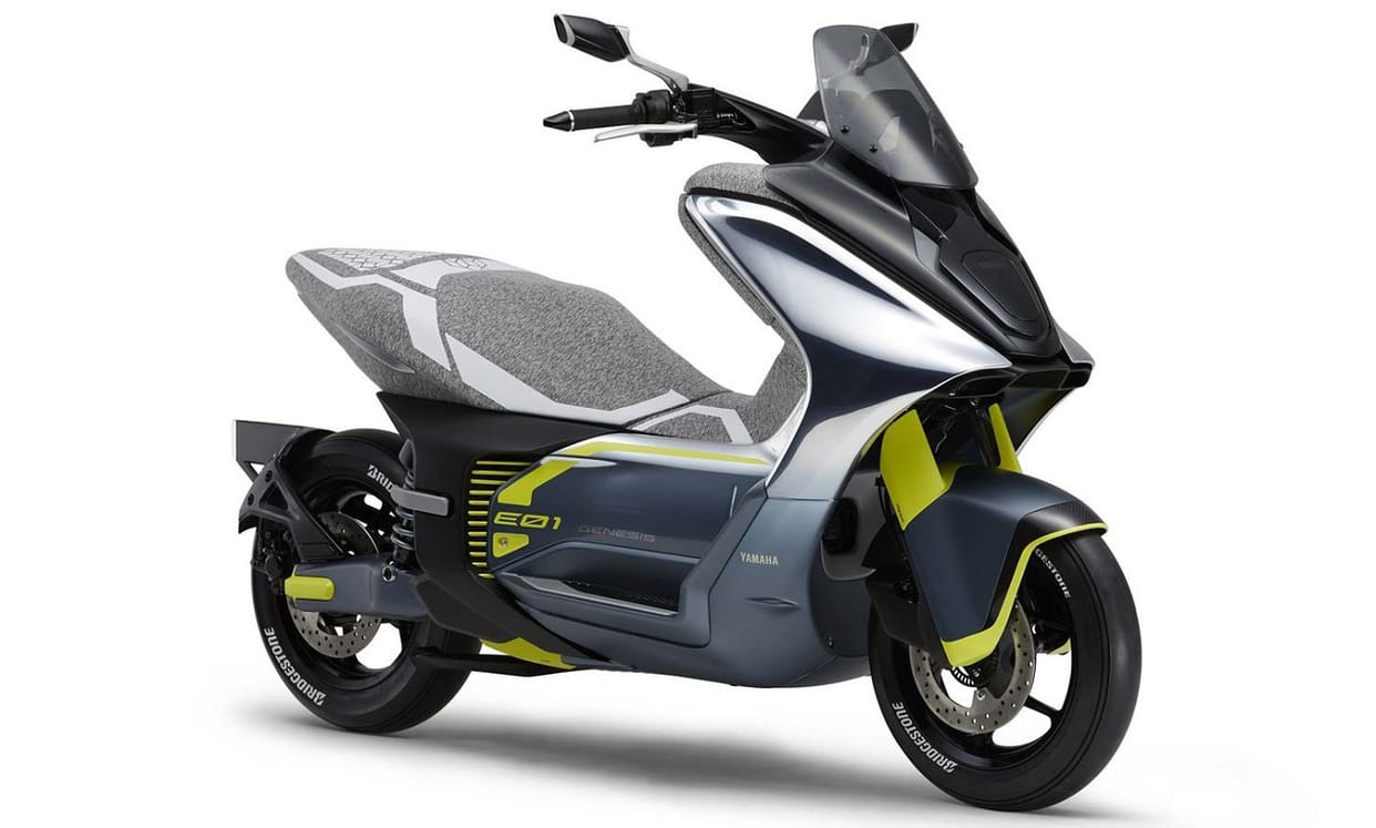 Yamaha E01 electric scooter patent files in Japan reveals plan
