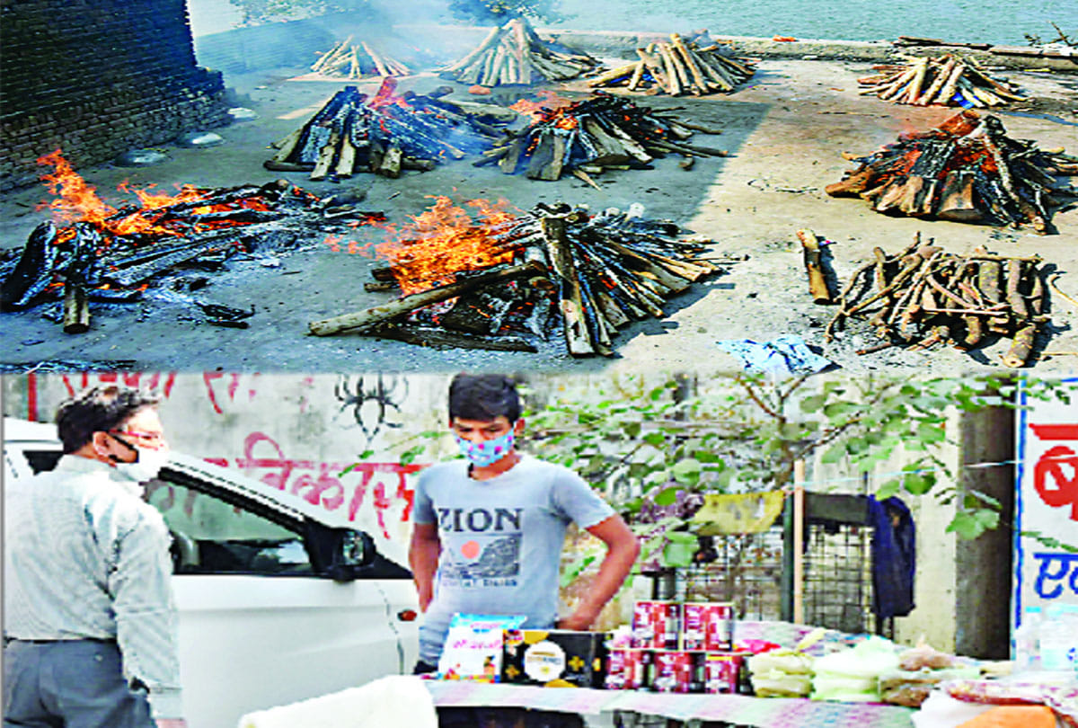 coronavirus news, funeral in kanpur, corona Death