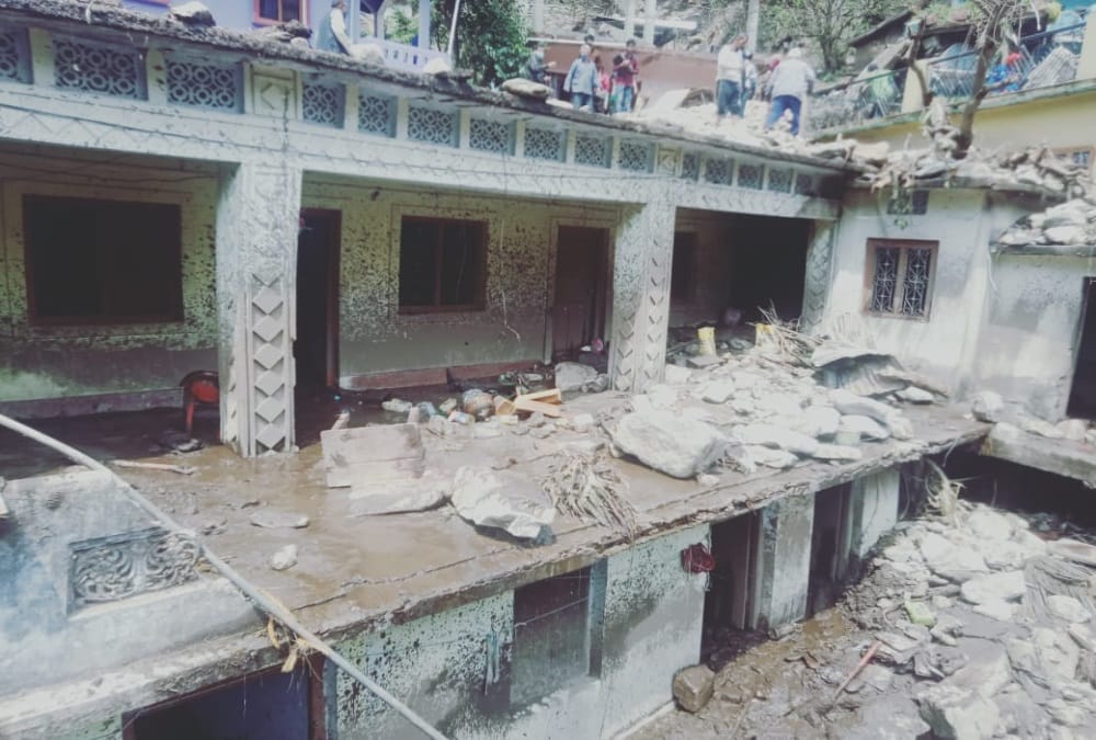 Uttarakhand Cloudburst News: Debris Covered ghat market after Disaster Photos