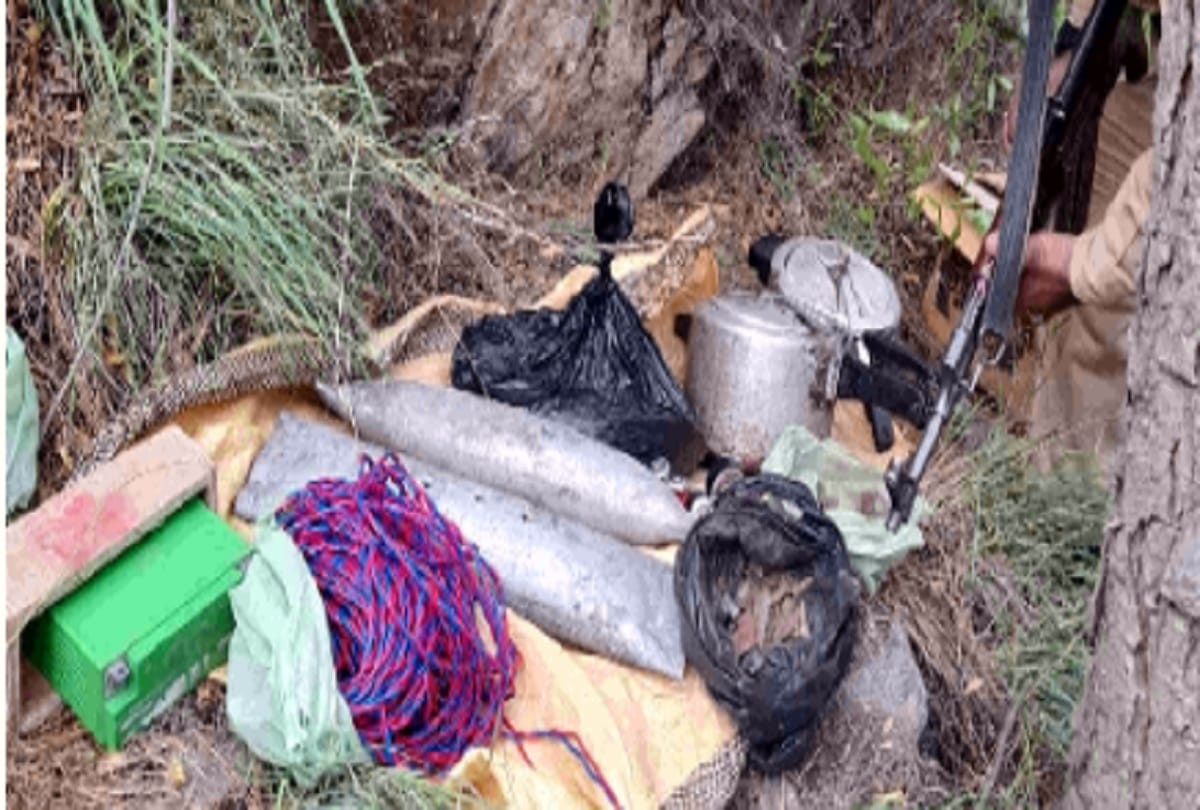 Terrorist hideout destroyed in Doda and huge amount of ammunition recovered