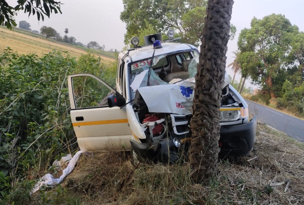 One dead, three injured in road accident in jalaun