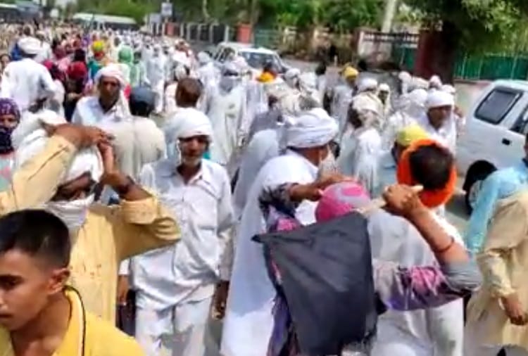 Farmers Protested Against Deputy CM Dushyant Chautala in Jind of Haryana