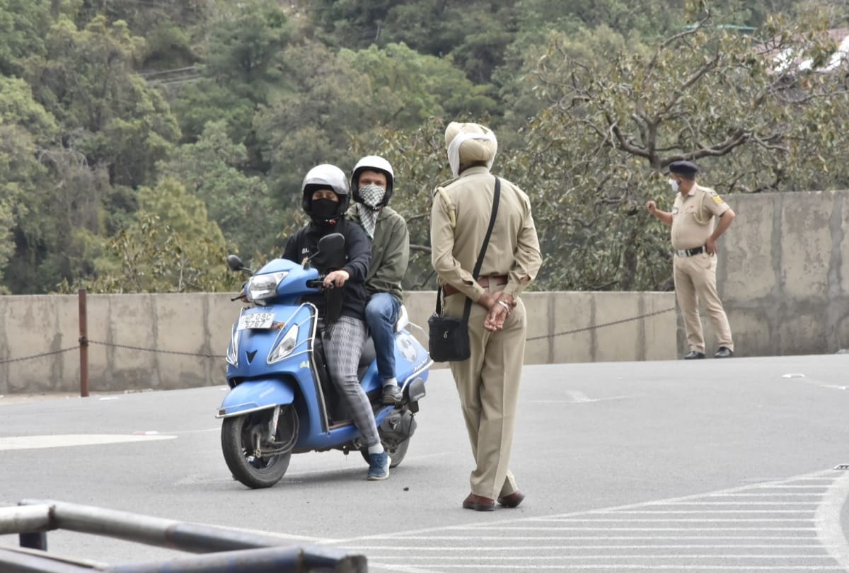 corona curfew in shimla himachal pradesh first day