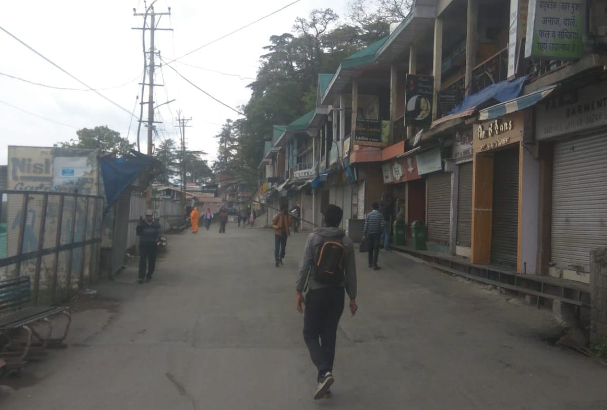 corona curfew in shimla himachal pradesh first day