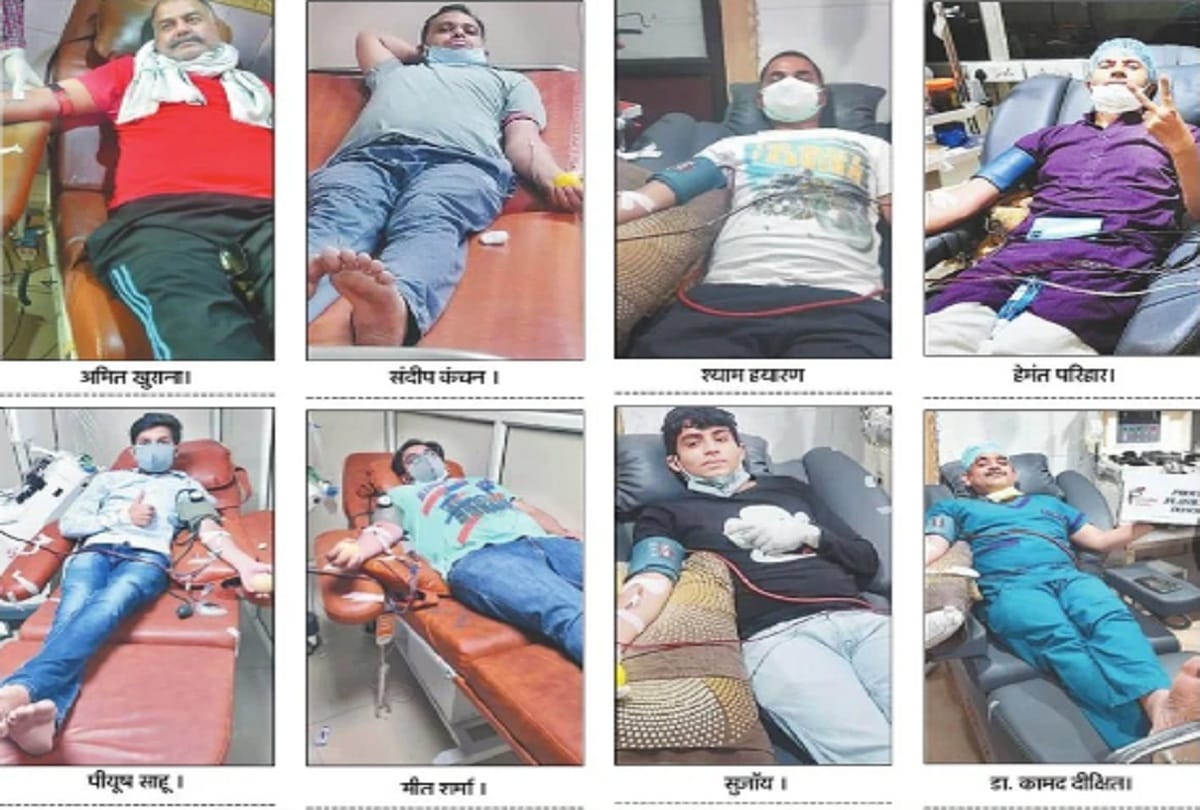 300 people donated plasma to 600 patients in Jhansi
