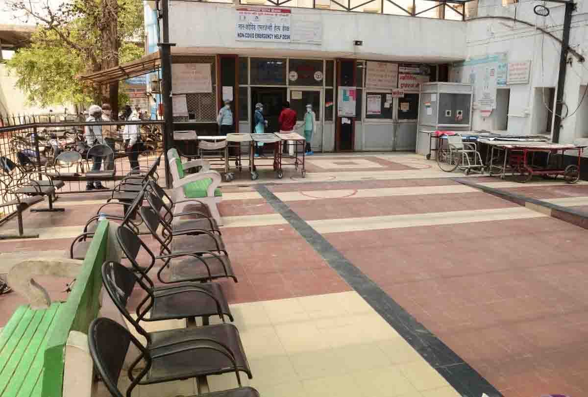 Good News: impact of reduced corona cases, silence in hailet hospital Emergency