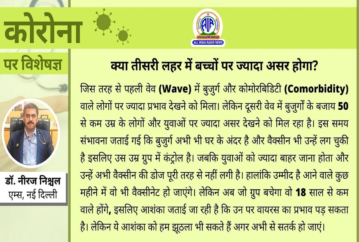 Coronavirus third wave in India covid 19 vaccination update coronavirus question answer