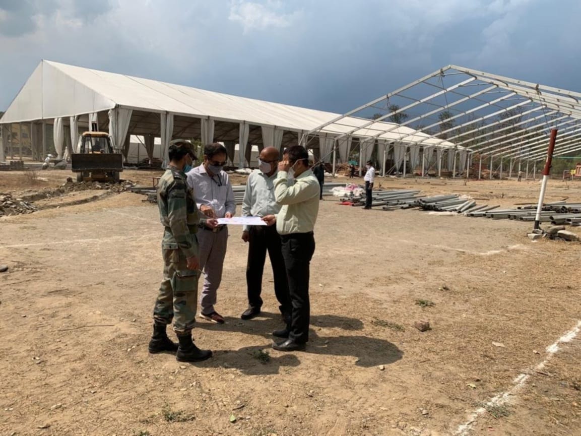 coronavirus in uttarakhand latest news : DRDO building two covid hospital one in rishikesh and other in haldwani, photos