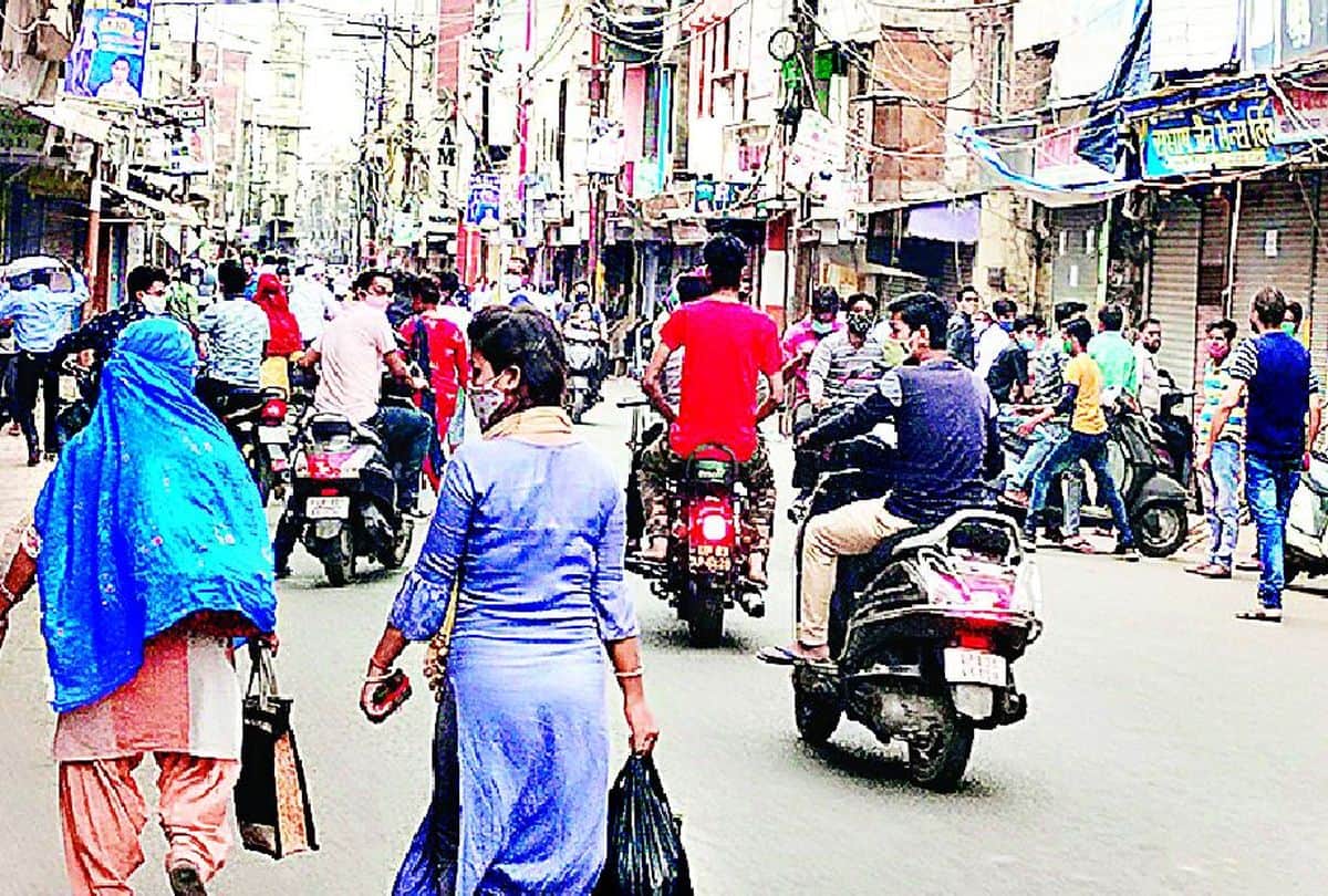Lockdown In Up: Firozabad Police Alert For Corona Curfew People Not Aware