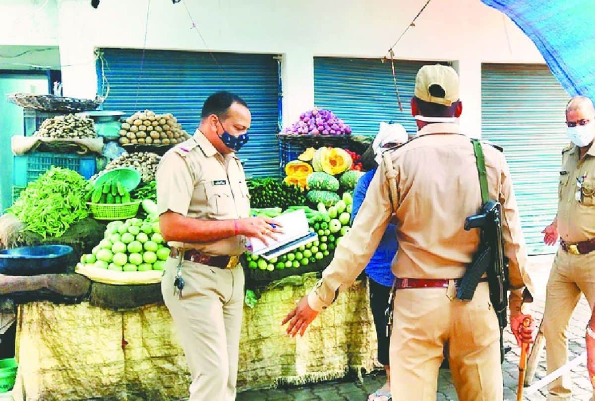 Lockdown In Up: Firozabad Police Alert For Corona Curfew People Not Aware