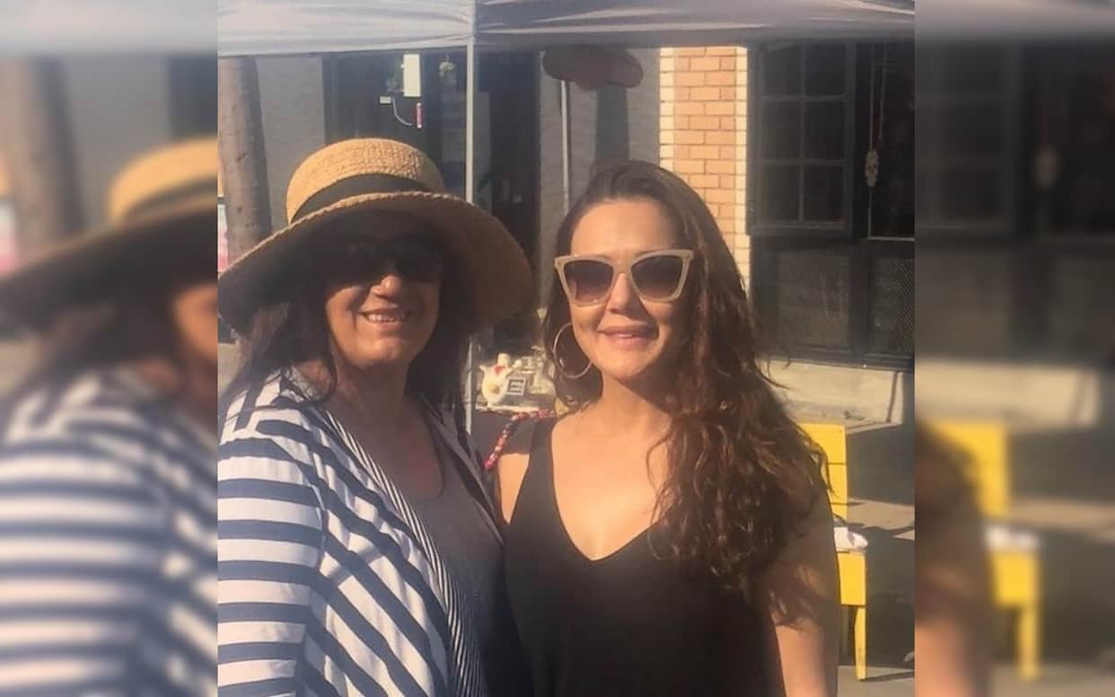 Film actress Preity Zinta recalls the incident of seeing a plane landing on the road