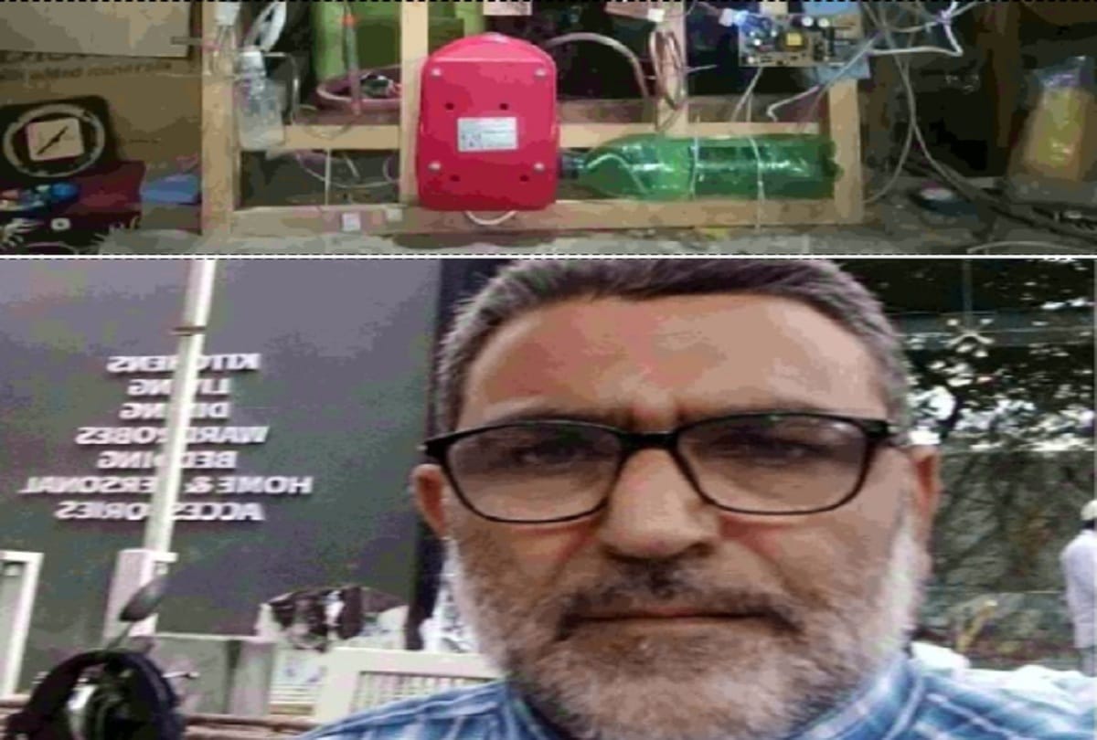 Jammu kashmir news: A sixty-year old man prepared a prototype of an oxygen concentrator