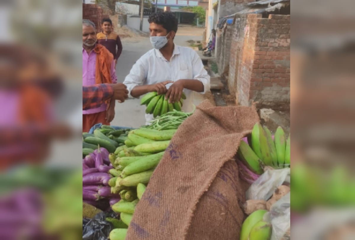 IITian Ram Gopal selling vegetables in Gorakhpur due to father help in corona pandemic