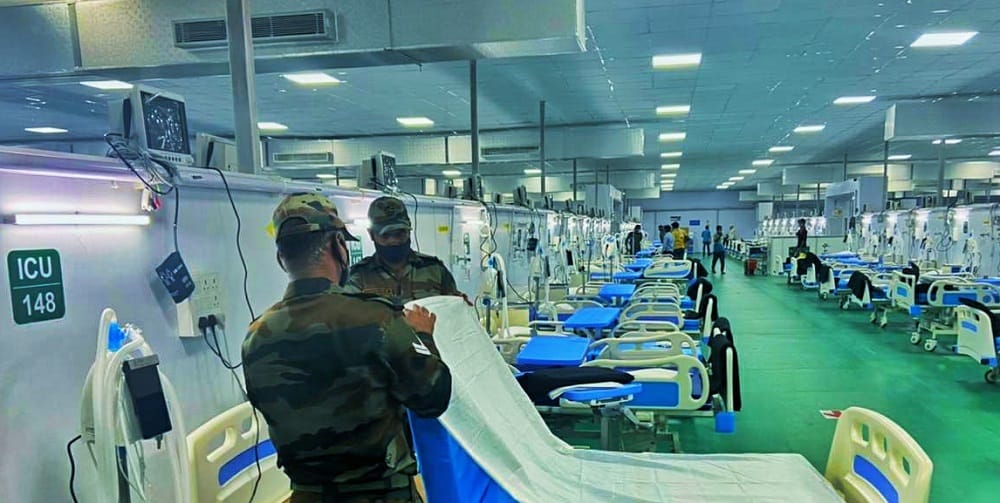 BHU: 750 bed temporary covid Hospital started, Army doctors busy serving patients, see photos