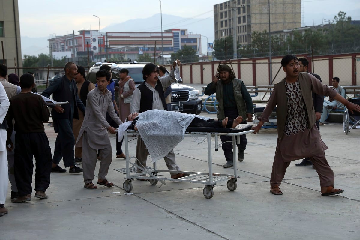 Afghanistan Explosion near school in Kabul 25 people dead