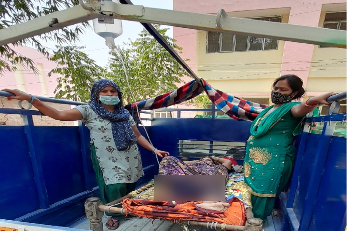 dead body was taken to the crematorium from the garbage pickup vehicle in shamli of up