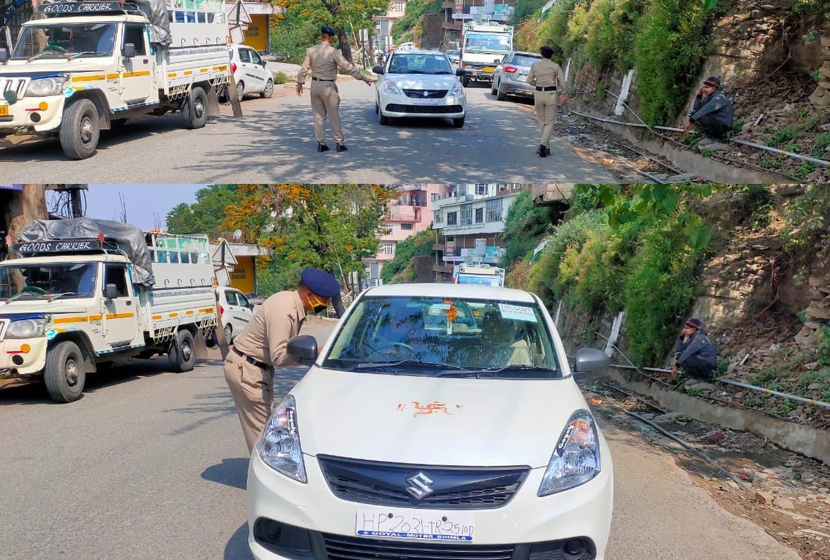 corona curfew in himachal pradesh nakabandi by police at various places