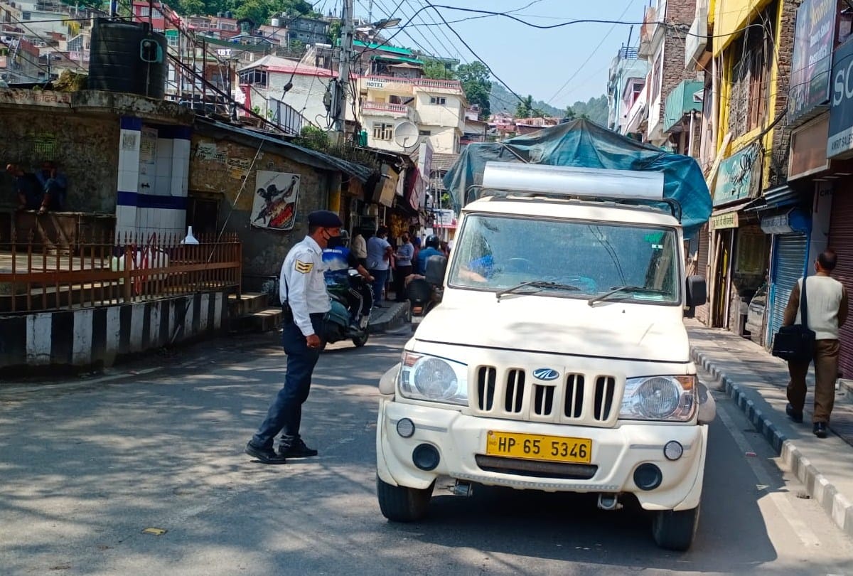 corona curfew in himachal pradesh nakabandi by police at various places