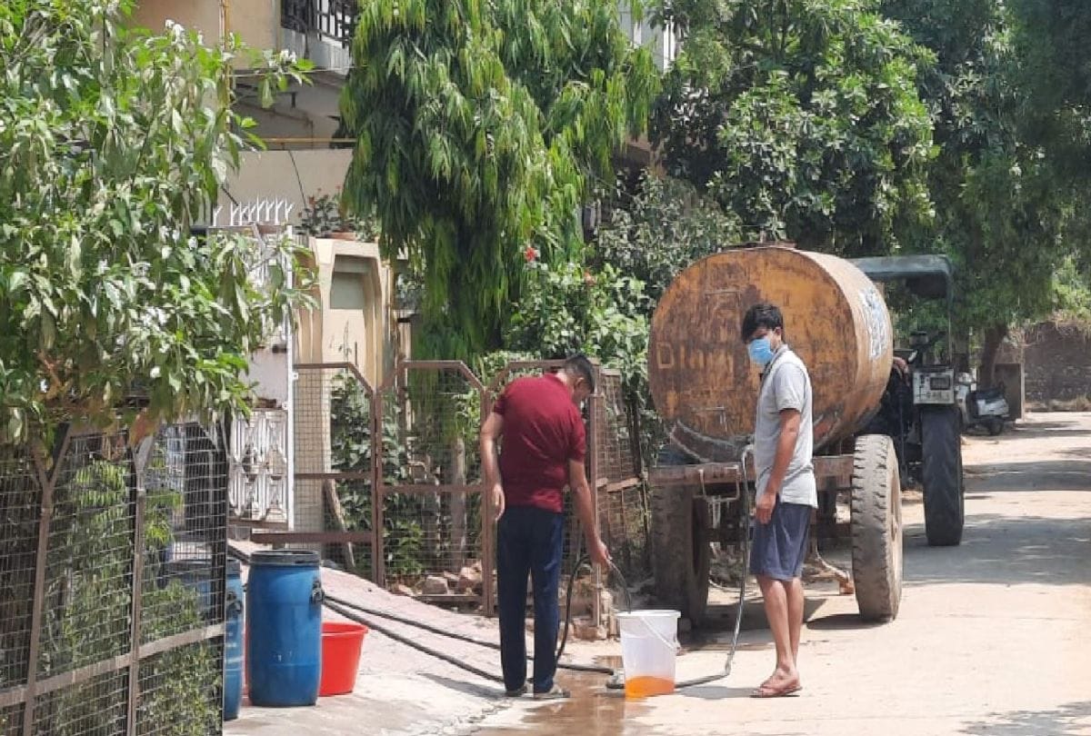 water crisis in balajipuram agra
