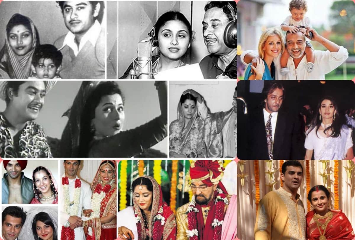 bollywood stars list who married more than twice Kishore Kumar Kabir Bedi Sanjay Dutt and Lucky Ali