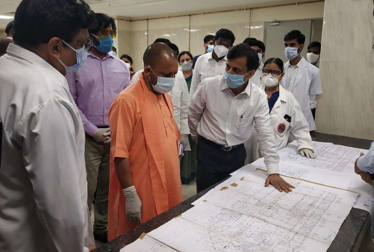 CM Yogi said to start 200 bed covid Hospital in AIIMS soon at gorakhpur