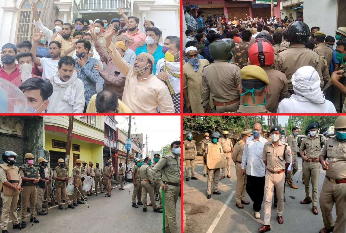Pandeyhata Outpost Incharge suspend due to assaulted Imam near Gorakhpur mosque