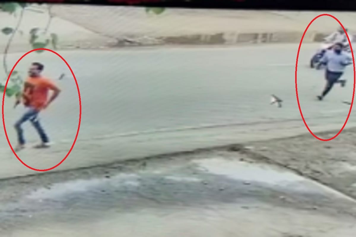 UP Crime: District Panchayat member firing on a youth in Mussoorie village of Meerut, see photos