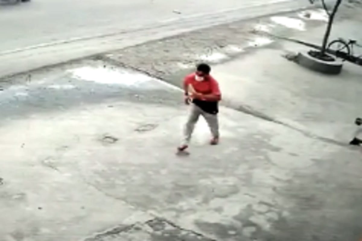 UP Crime: District Panchayat member firing on a youth in Mussoorie village of Meerut, see photos