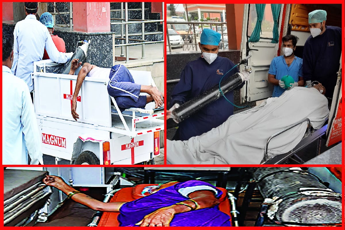Meerut Corona Update: Beds are not empty in hospitals in the city of Uttar Pradesh
