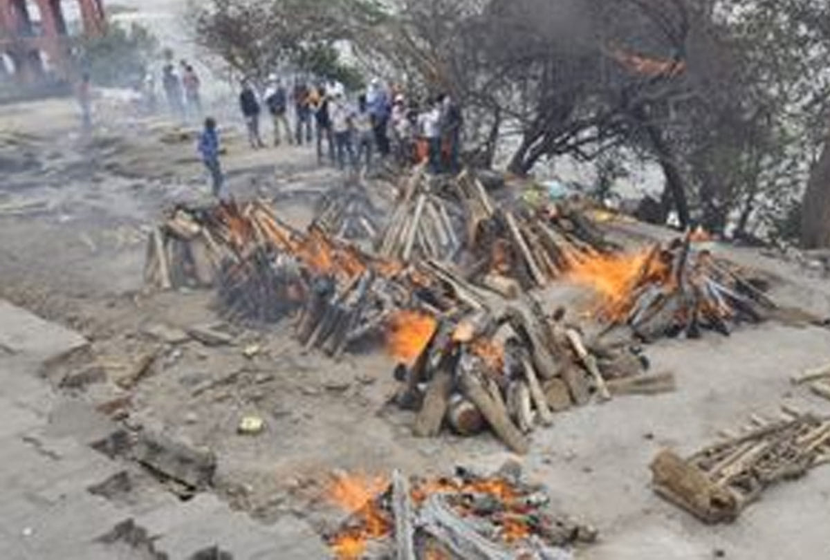 funeral in kanpur, Death from corona, coronavirus