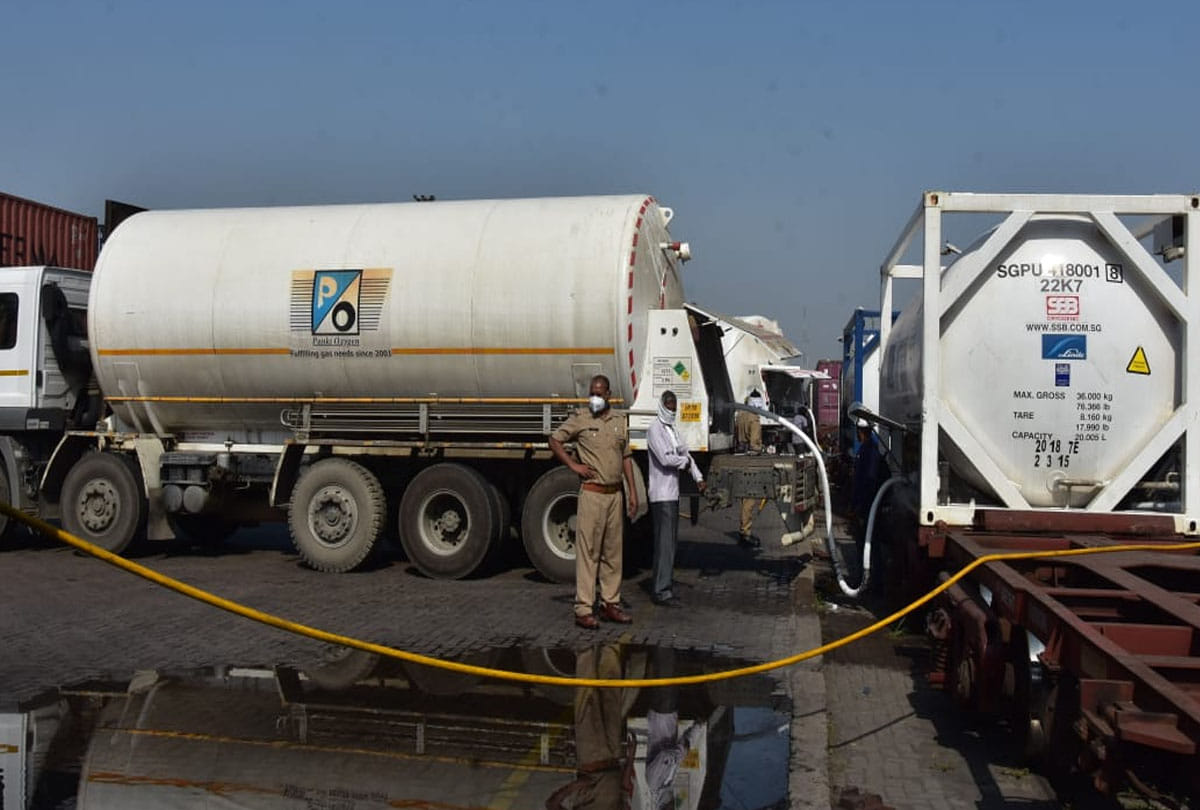kanpur coronavirus cases covid 19 pandemic, Oxygen Express reached kanpur