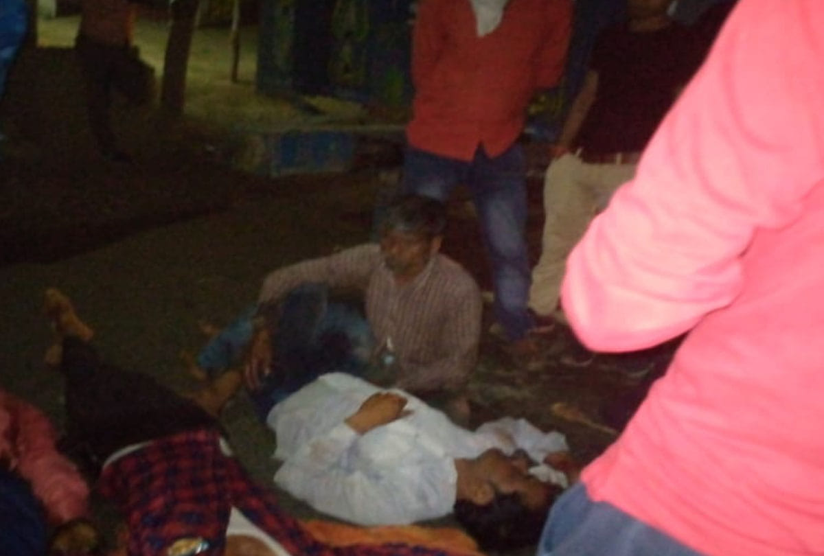 road accident in kannauj, two died and three people injured