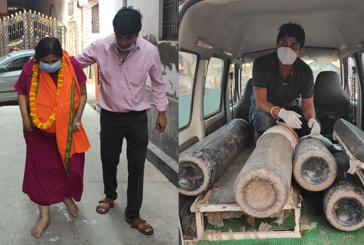 Corona infected Man arrange oxygen for sister save life by drive ambulance in gorakhpur