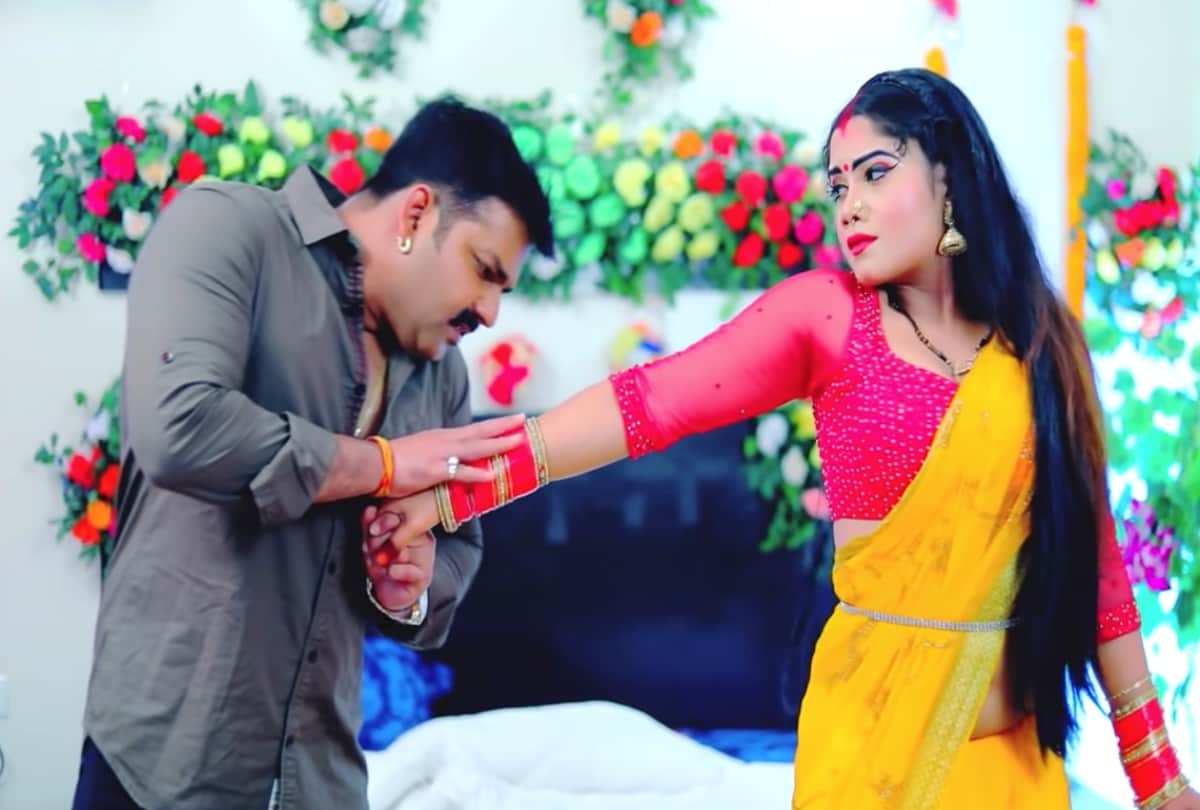 pawan singh new release bhojpuri song Single Palangiya video viral on social media