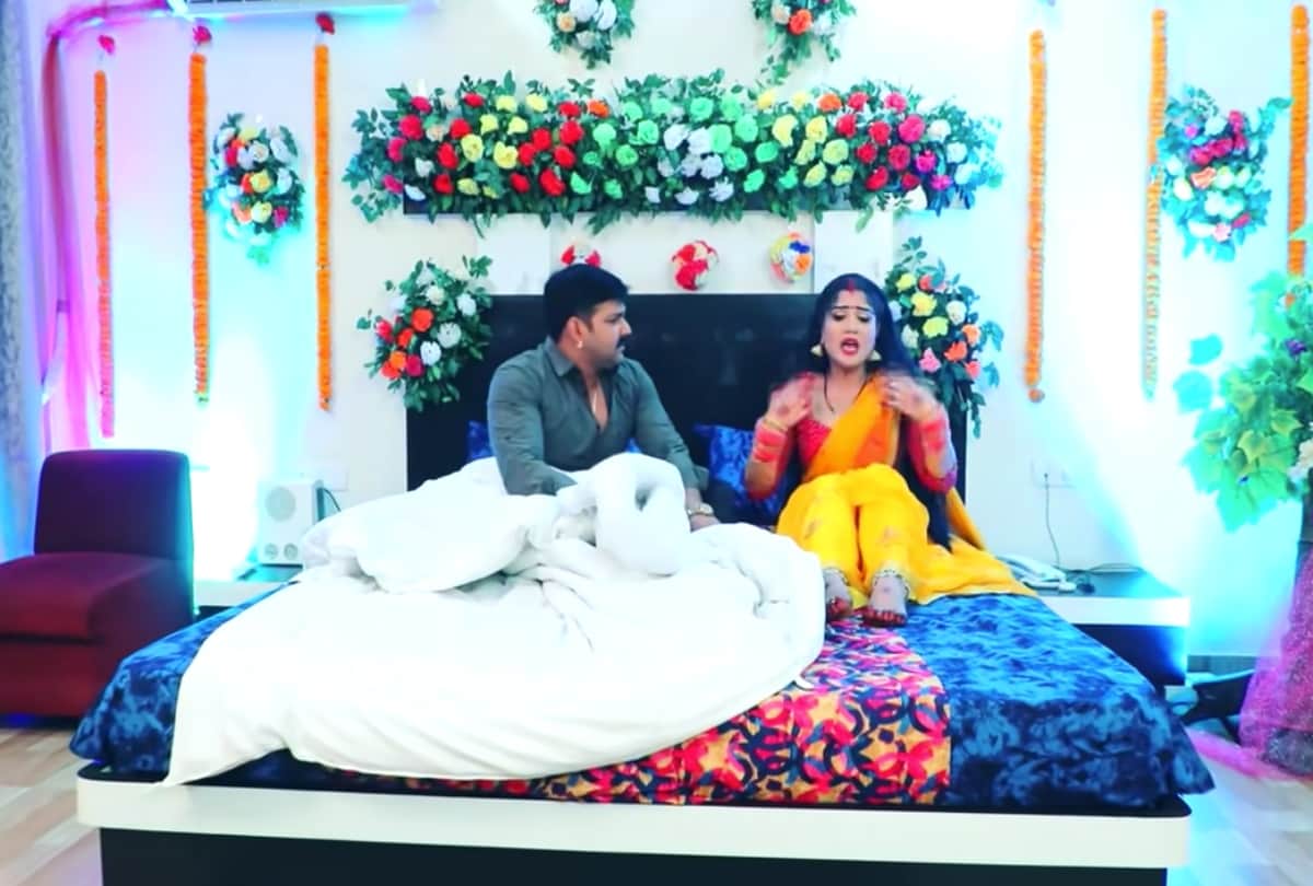 pawan singh new release bhojpuri song Single Palangiya video viral on social media