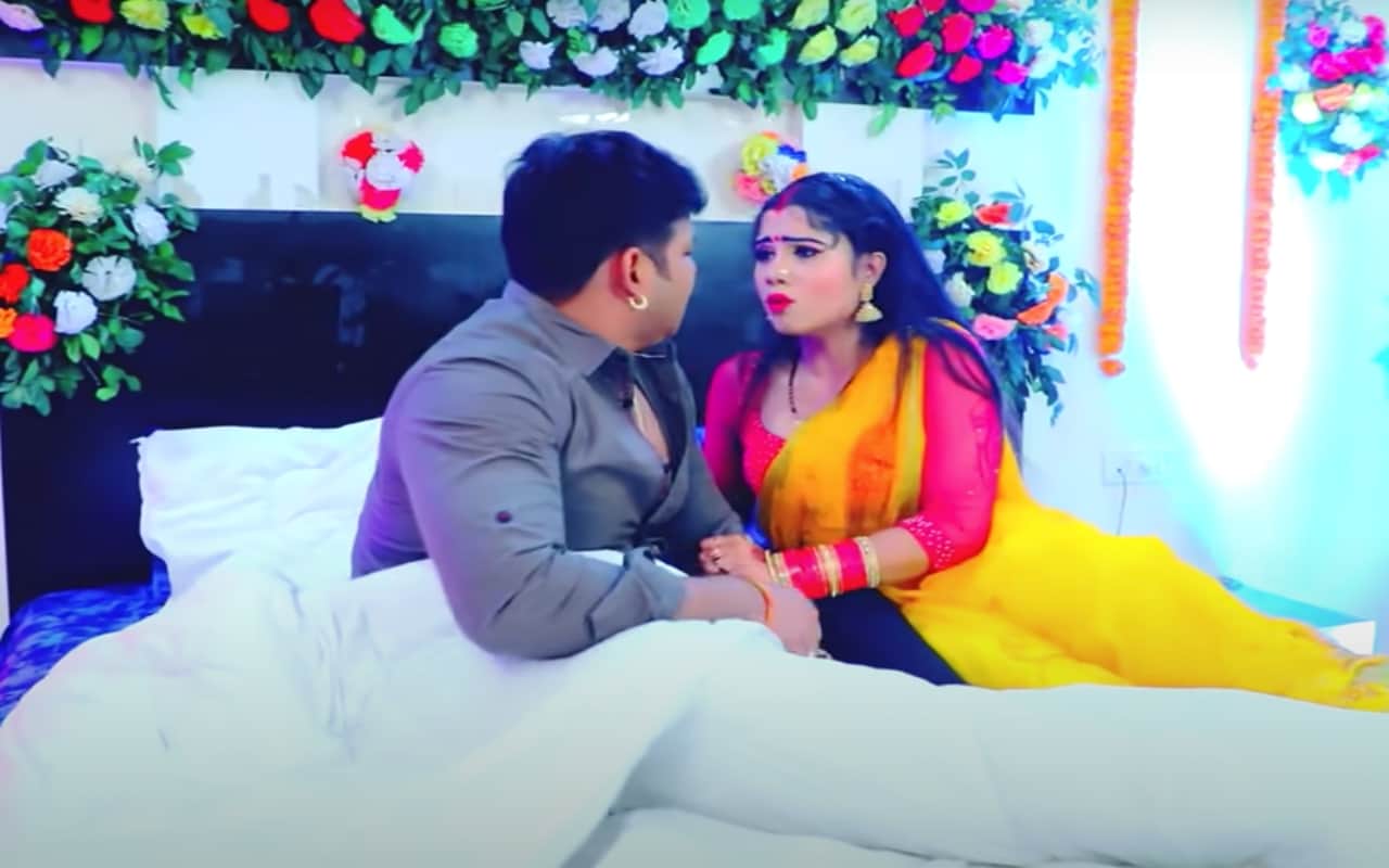 pawan singh new release bhojpuri song Single Palangiya video viral on social media